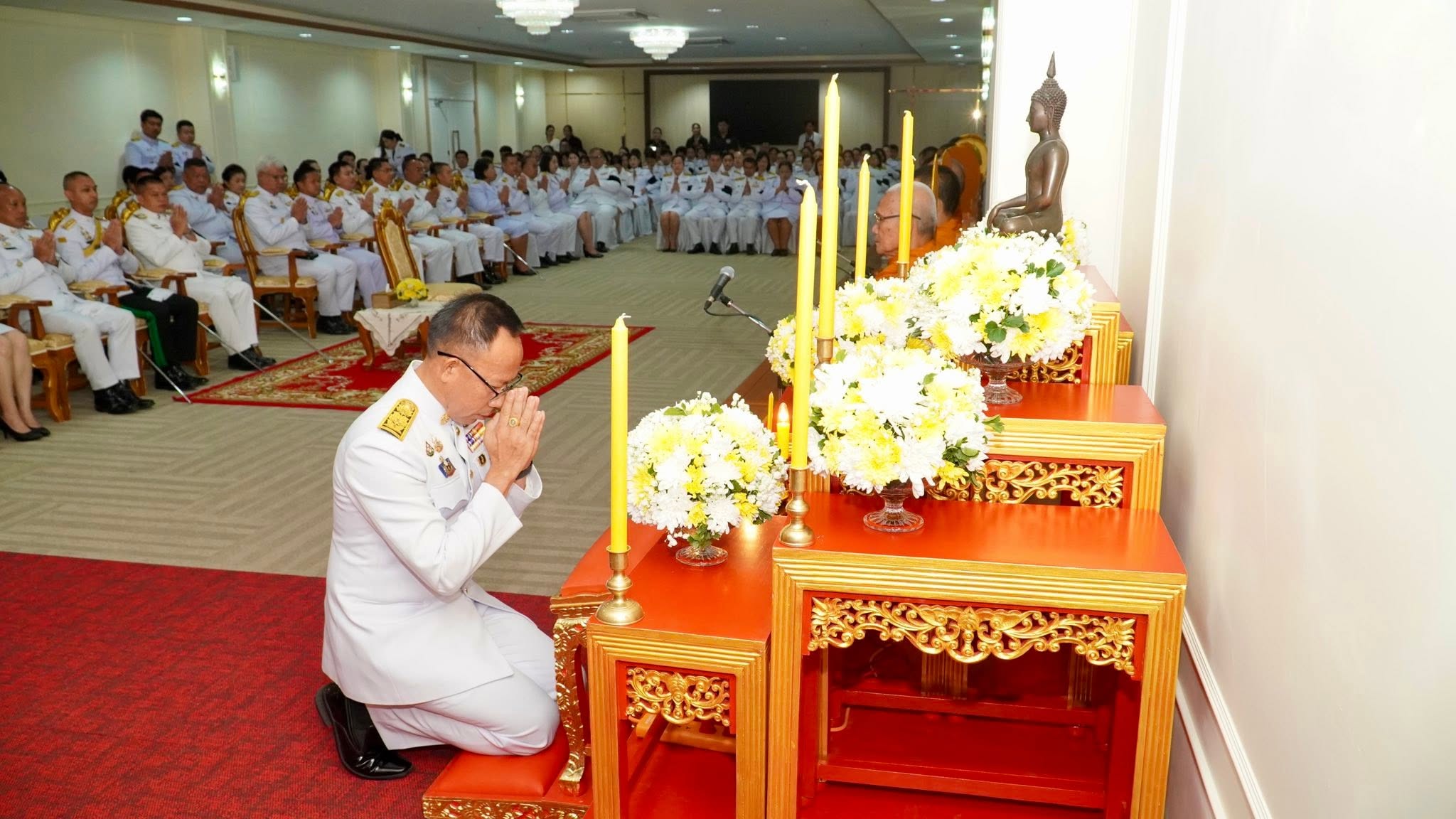 title - วันที่ 26 มิถุนายน 2569 นายวิทูล ประดิษฐบุญ ปฏิรูปที่ดินจังหวัดปราจีนบุรี มอบหมายให้  ข้าราชการ และเจ้าหน้าที่ ส.ป.ก.ปราจีนบุรี ร่วมพิธี เจริญพระพุทธมนต์และทำบุญตักบาตร ถวายพระกุศล เนื่องในโอกาสฉลองพระชนมายุ 99 พรรษา สมเด็จพระสังฆราช 
